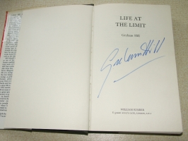 Life at The Limit signed copy by Graham Hill