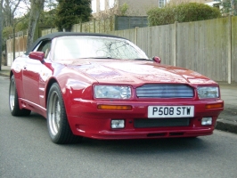 Aston Martin Virage Volante wide bodied car