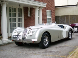 Ali bodied racing Tester Jaguar XK120.