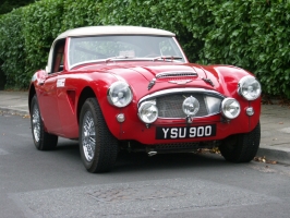 Austin Healey 3000 rally car